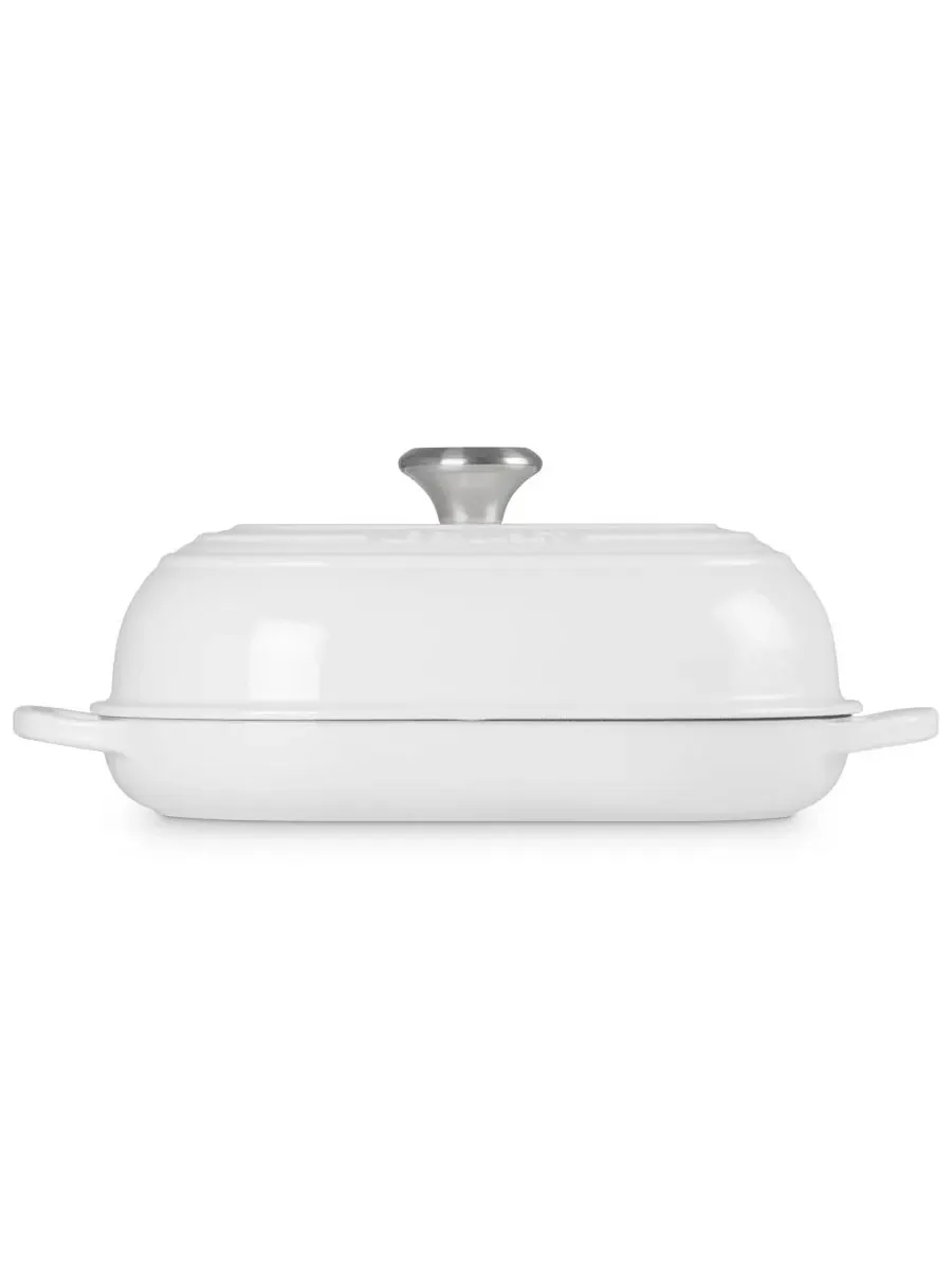 Форма для выпечки Le Creuset Signature Oval Bread Oven, 1,4 л, 29 см — изображение 2 из 5, белый