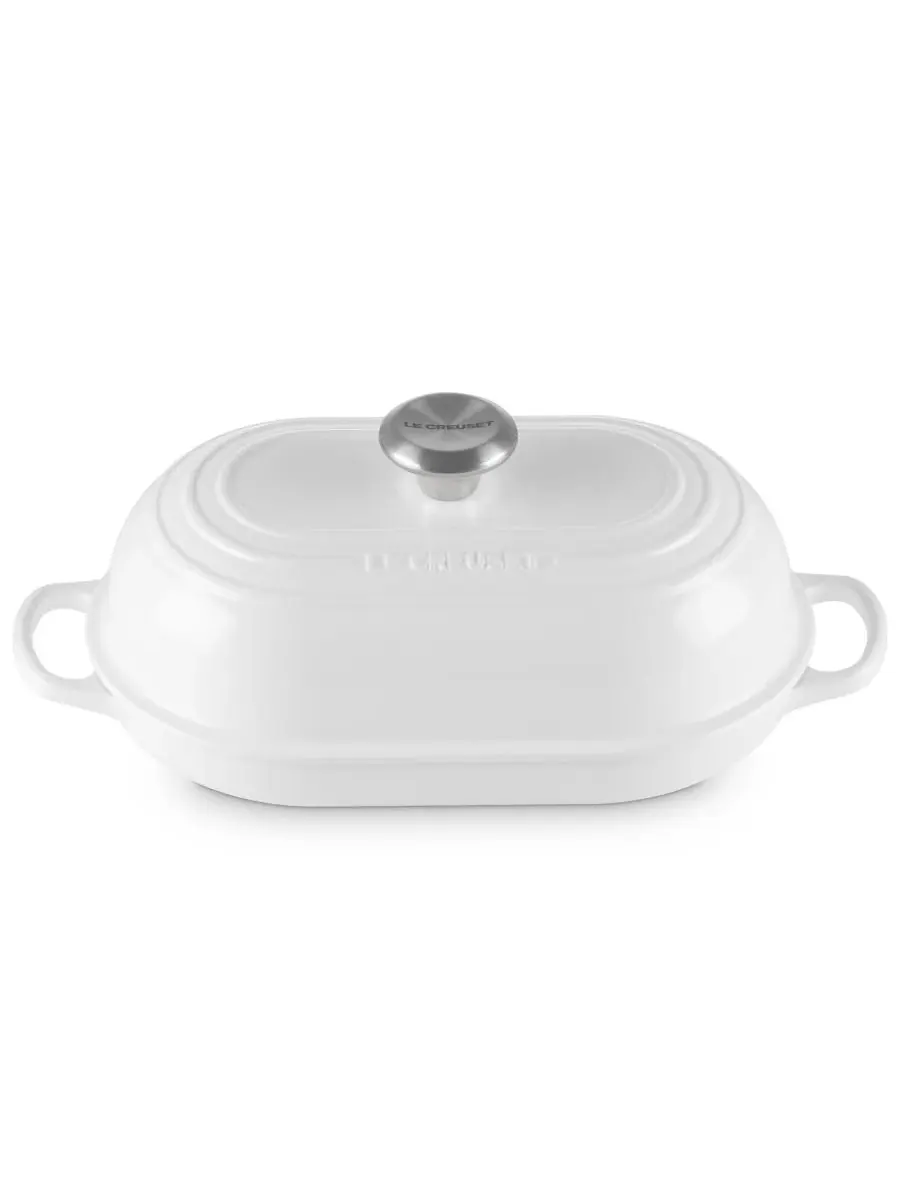 Форма для выпечки Le Creuset Signature Oval Bread Oven, 1,4 л, 29 см — изображение 3 из 5, белый