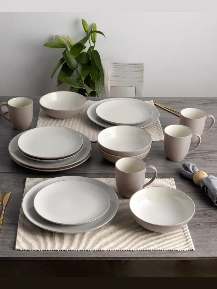 Набор из 4 тарелок Colorwave Collection Noritake — изображение 5 из 19, бежевый