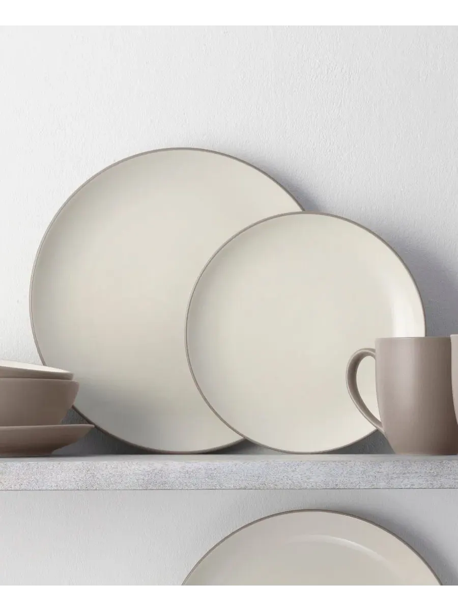 Набор из 4 тарелок Colorwave Collection Noritake — изображение 6 из 19, бежевый