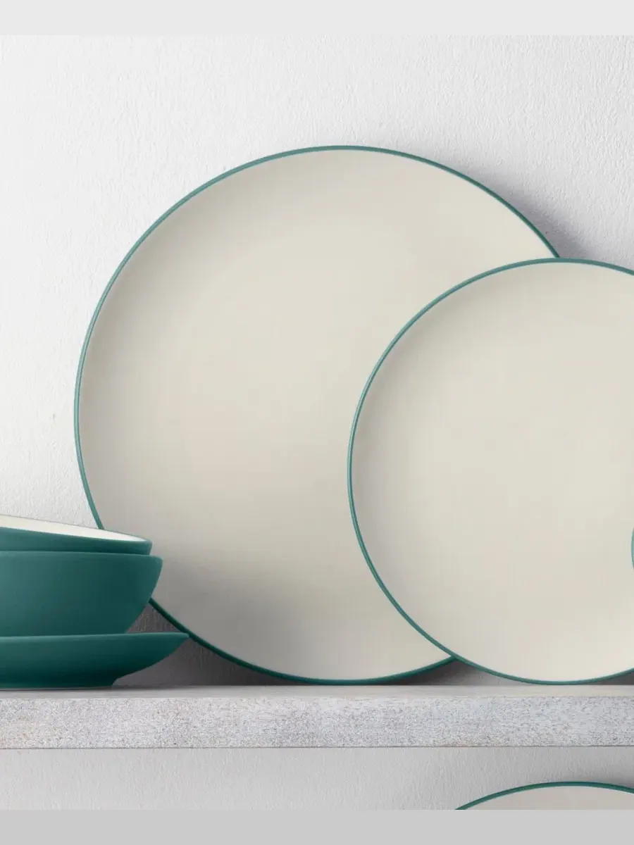 Набор из 4 тарелок Colorwave Collection Noritake — изображение 3 из 20, бирюзовый