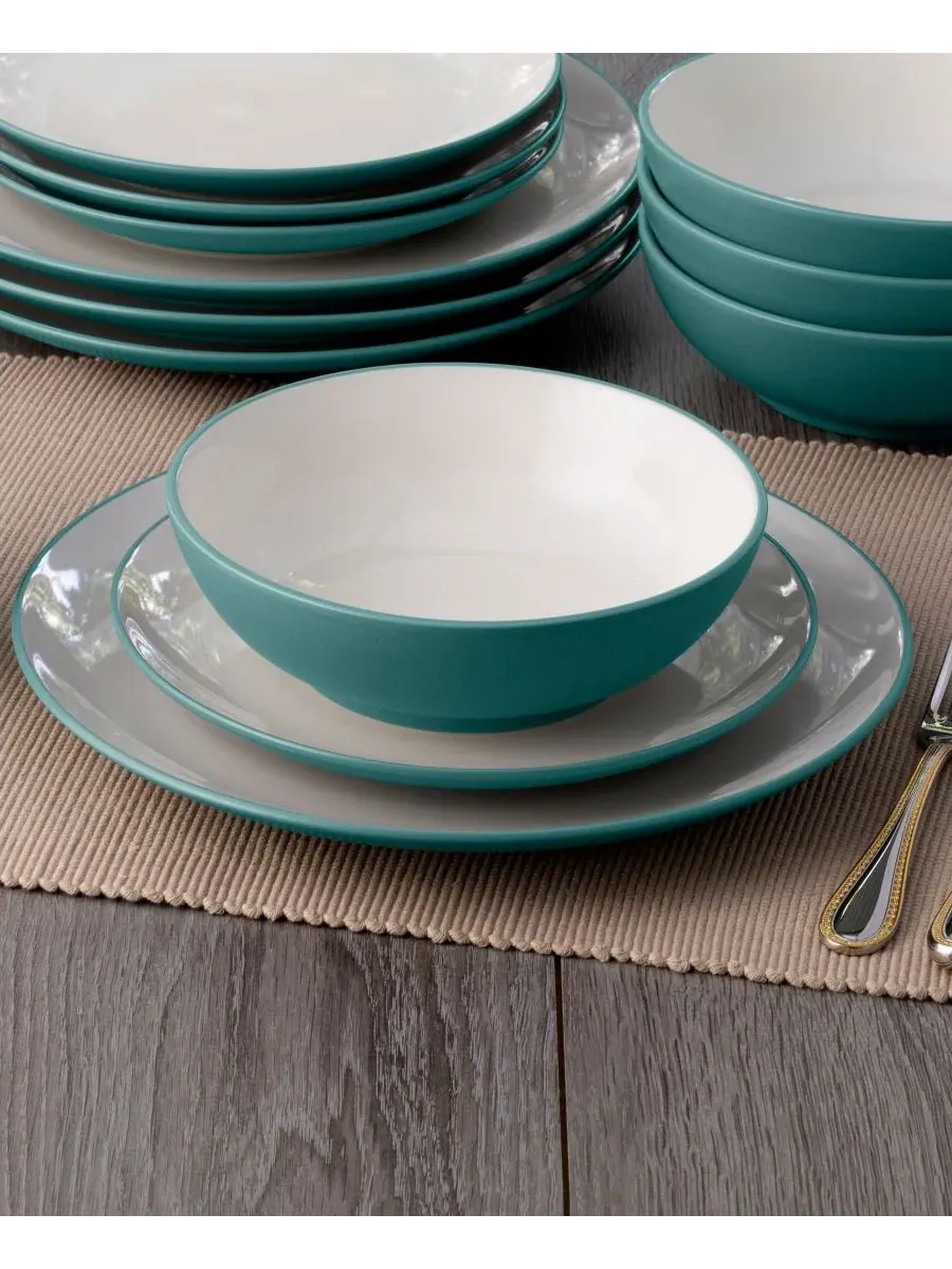 Набор из 4 тарелок Colorwave Collection Noritake — изображение 4 из 20, бирюзовый