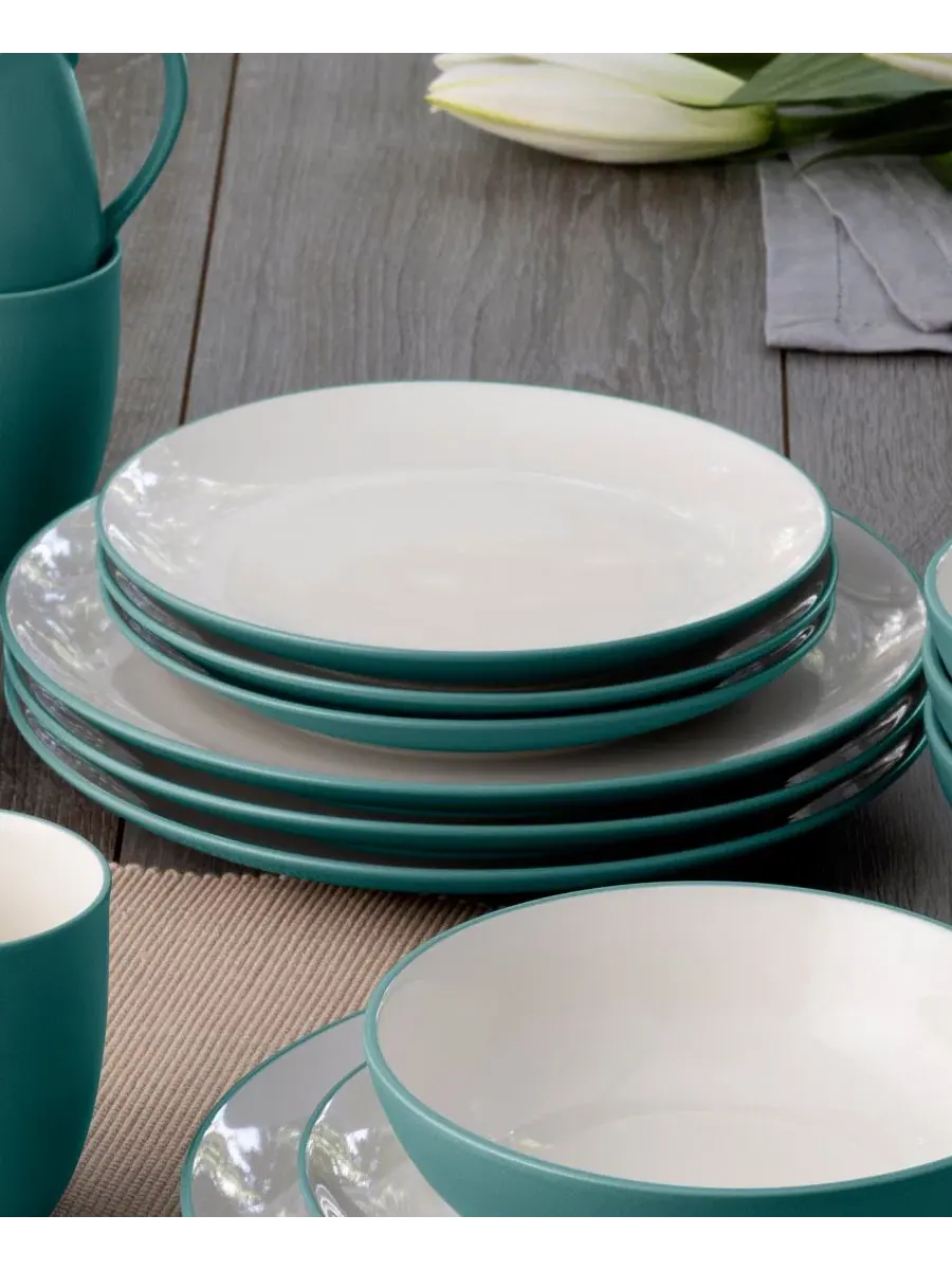Набор из 4 тарелок Colorwave Collection Noritake — изображение 6 из 20, бирюзовый