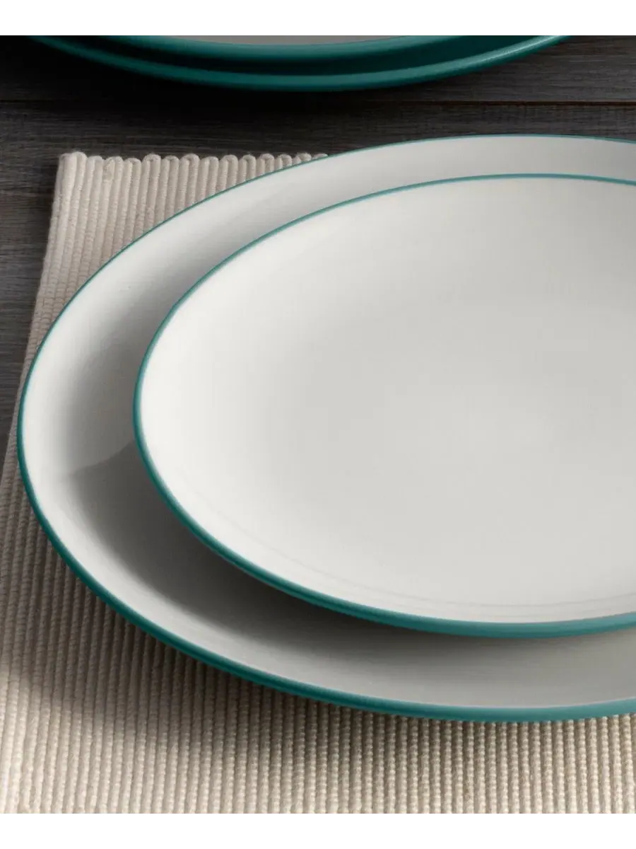 Набор из 4 тарелок Colorwave Collection Noritake — изображение 8 из 20, бирюзовый