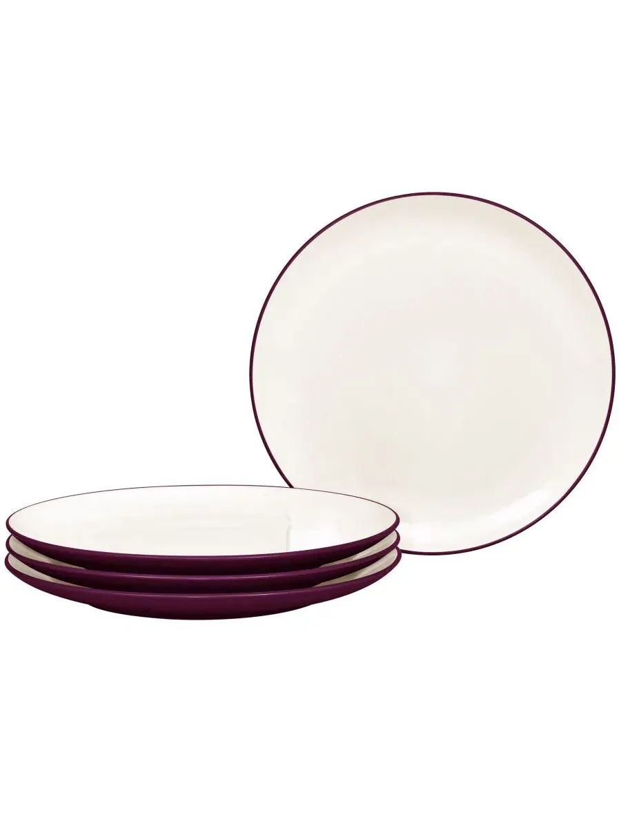 Набор из 4 тарелок Colorwave Collection Noritake — изображение 18 из 20, серый