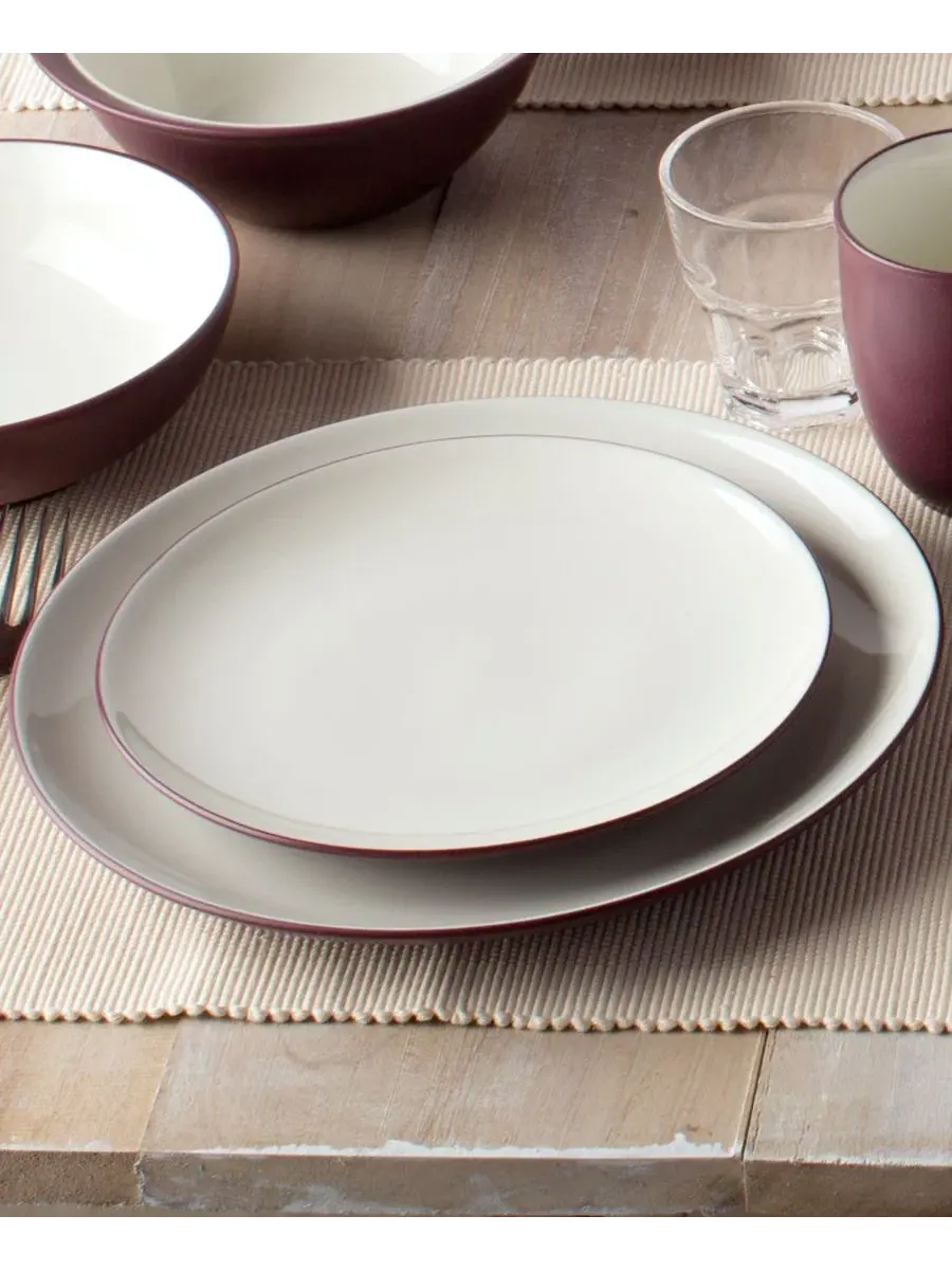 Набор из 4 тарелок Colorwave Collection Noritake — изображение 19 из 20, серый