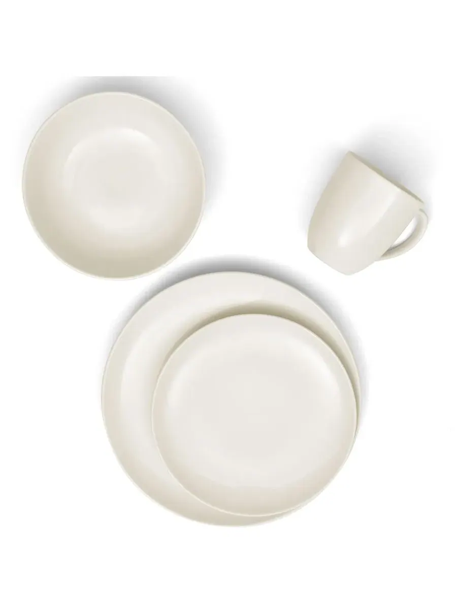 Набор из 4 тарелок Colorwave Collection Noritake — изображение 10 из 20, серый