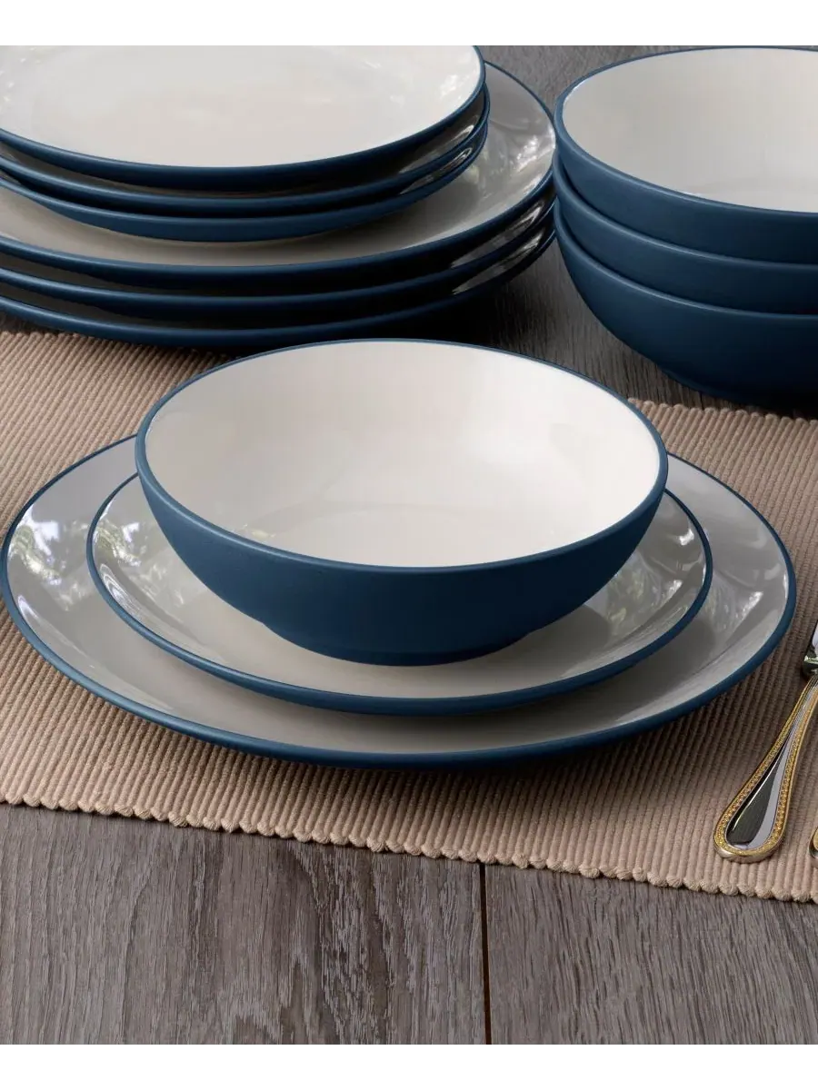 Сервиз столовый Colorwave Collection Set of 4 Noritake — изображение 7 из 20, синий