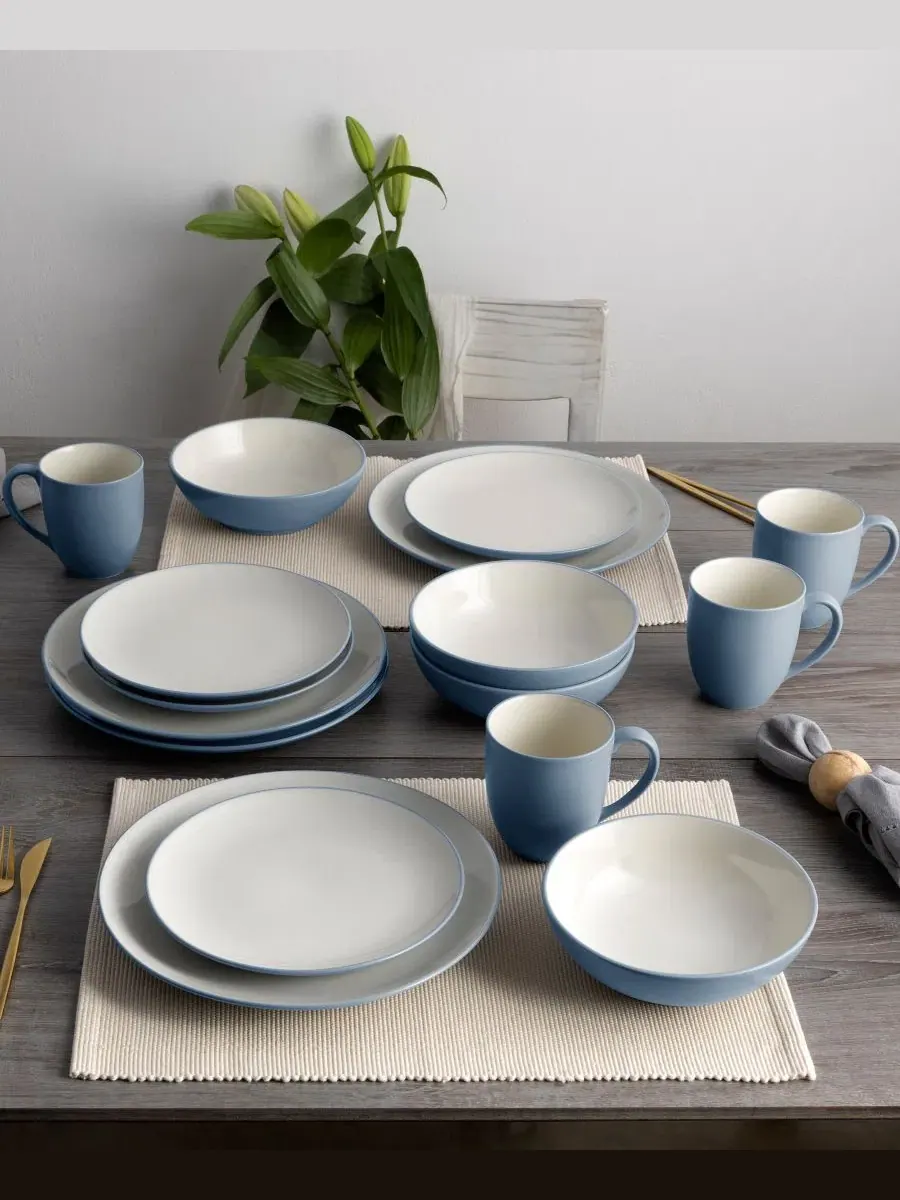 Сервиз из 4 предметов Colorwave Collection Noritake — изображение 8 из 20, ледяной