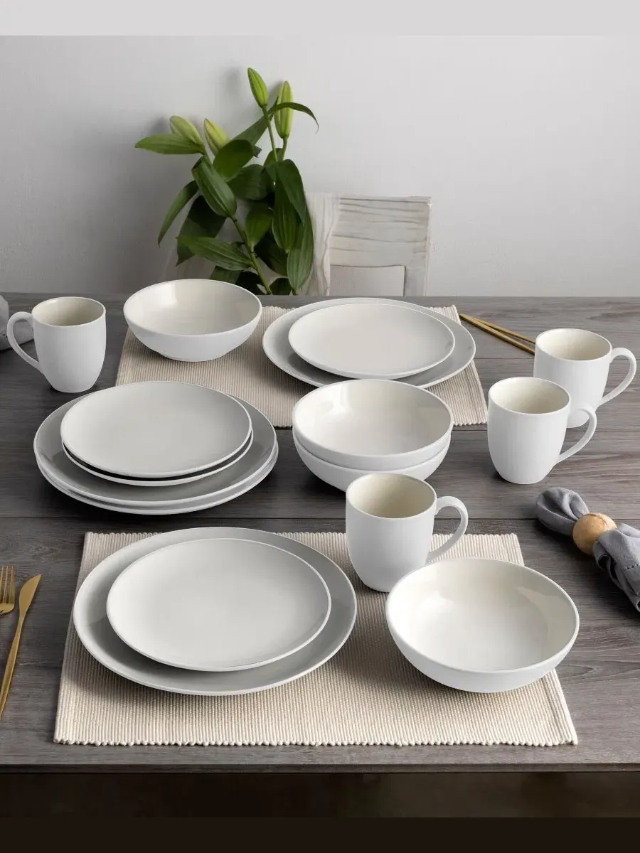 Набор из 4 предметов посуды Colorwave Collection Noritake — изображение 7 из 20, белый