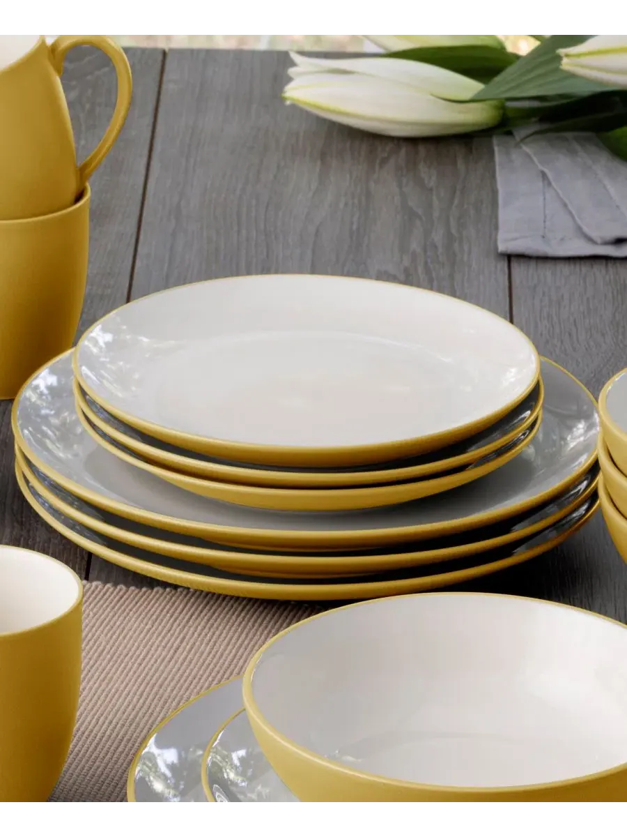 Сервиз из 4 предметов Colorwave Collection Noritake — изображение 5 из 20, желтый