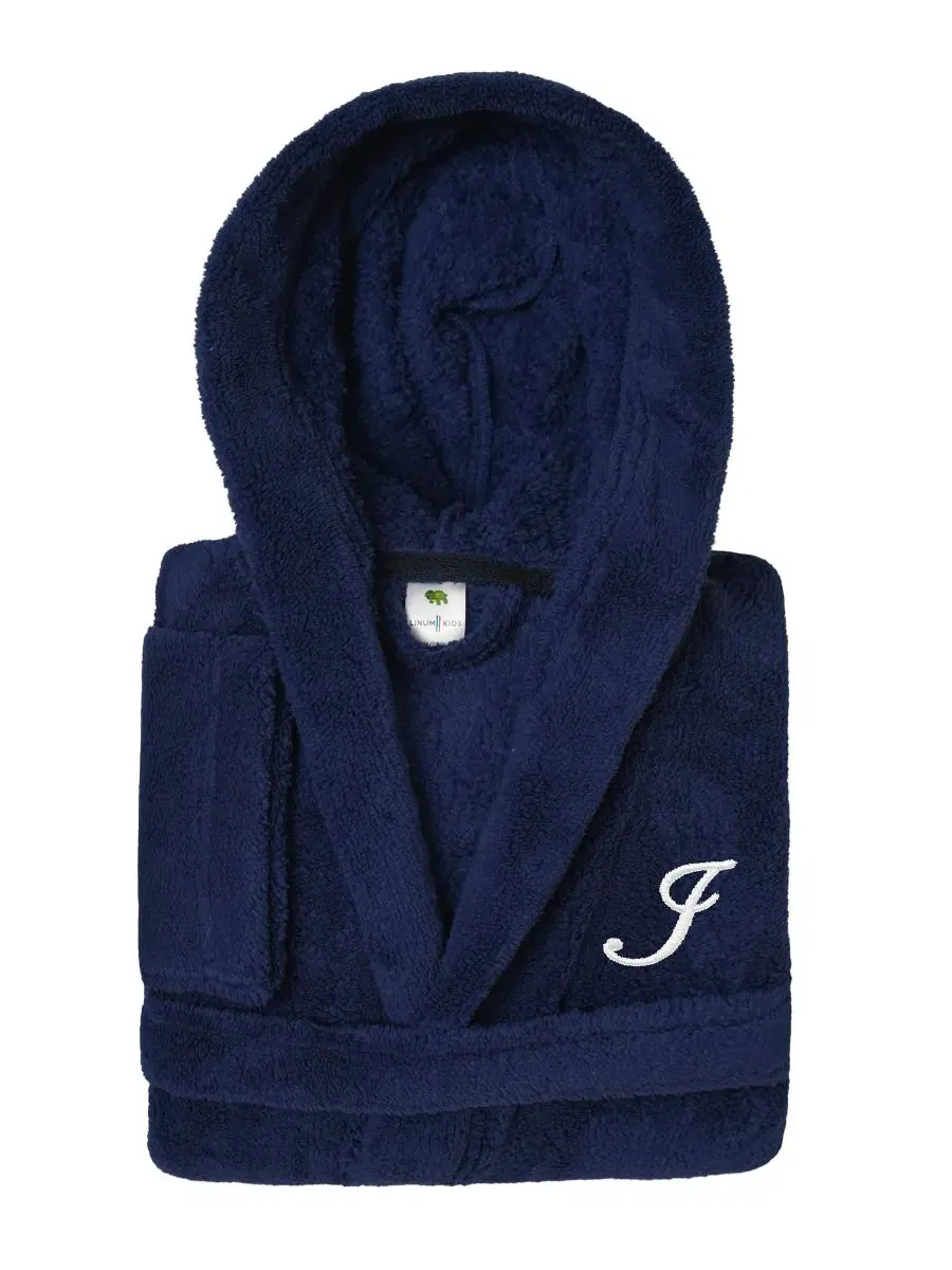 Детский халат для купания с капюшоном из микрофибры Personalized Kids Super Plush Hooded Bathrobe — изображение 1 из 4