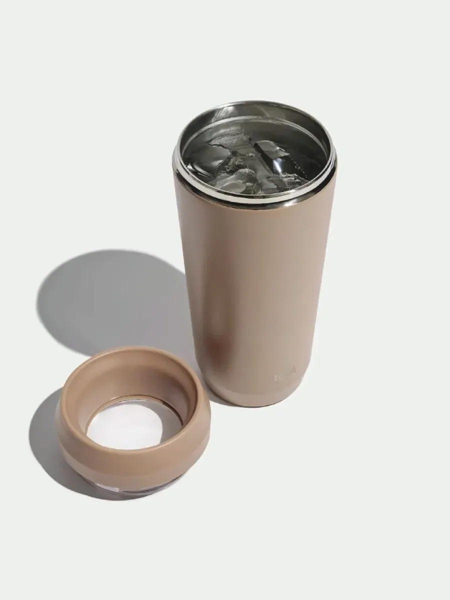 Термокружка-термос с крышкой 360° 0,475 л Topl To Go Travel Tumbler — изображение 2 из 3, миндальный