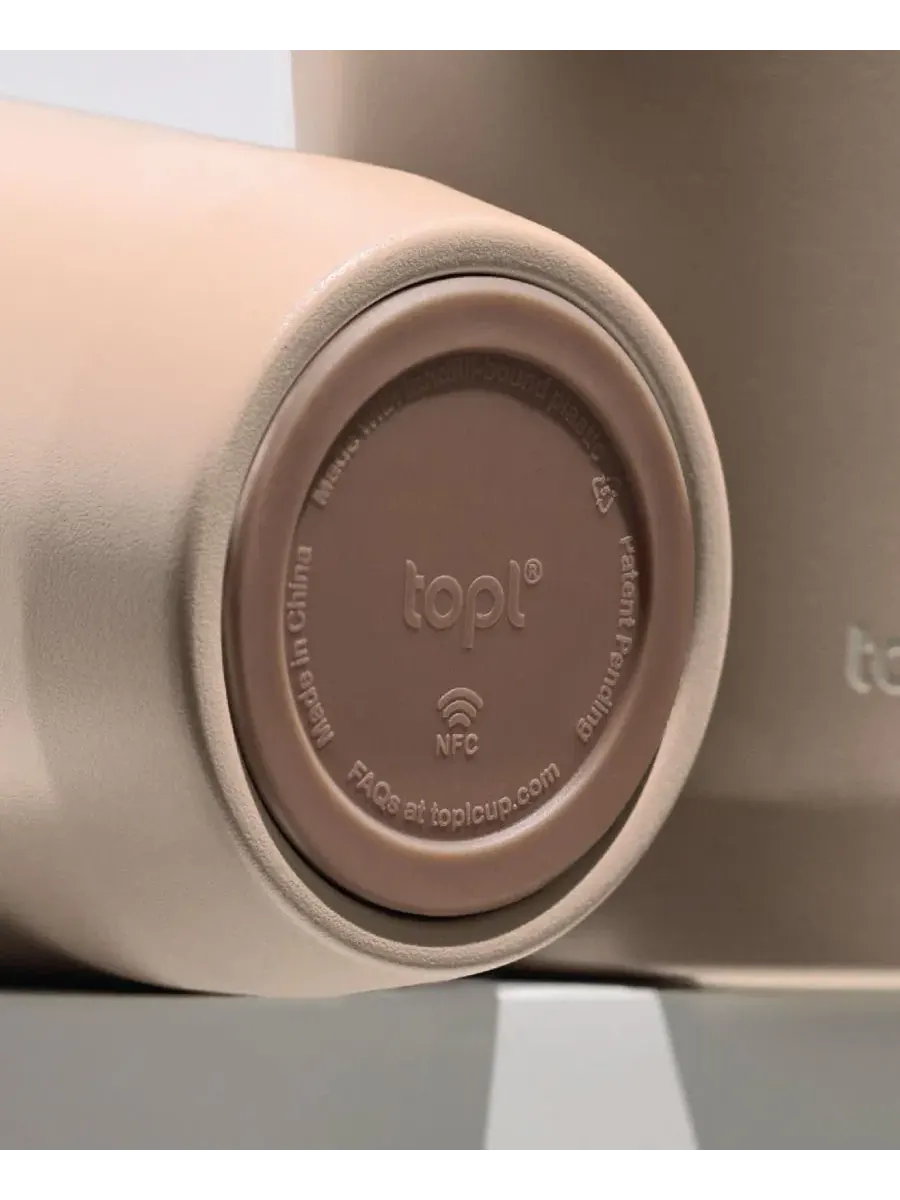 Термокружка-термос с крышкой 360° 0,475 л Topl To Go Travel Tumbler — изображение 3 из 3, миндальный