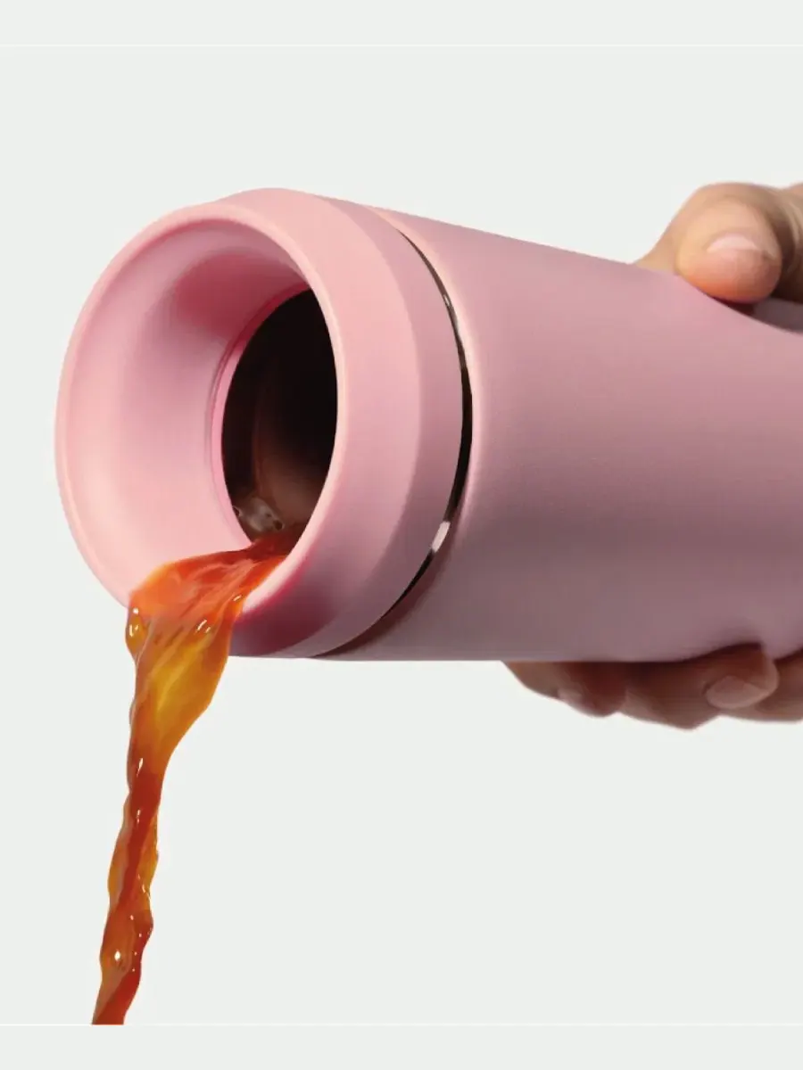 Термокружка дорожная 475 мл с крышкой 360° Topl To Go Travel Tumbler topl drinkware — изображение 3 из 4, розовый
