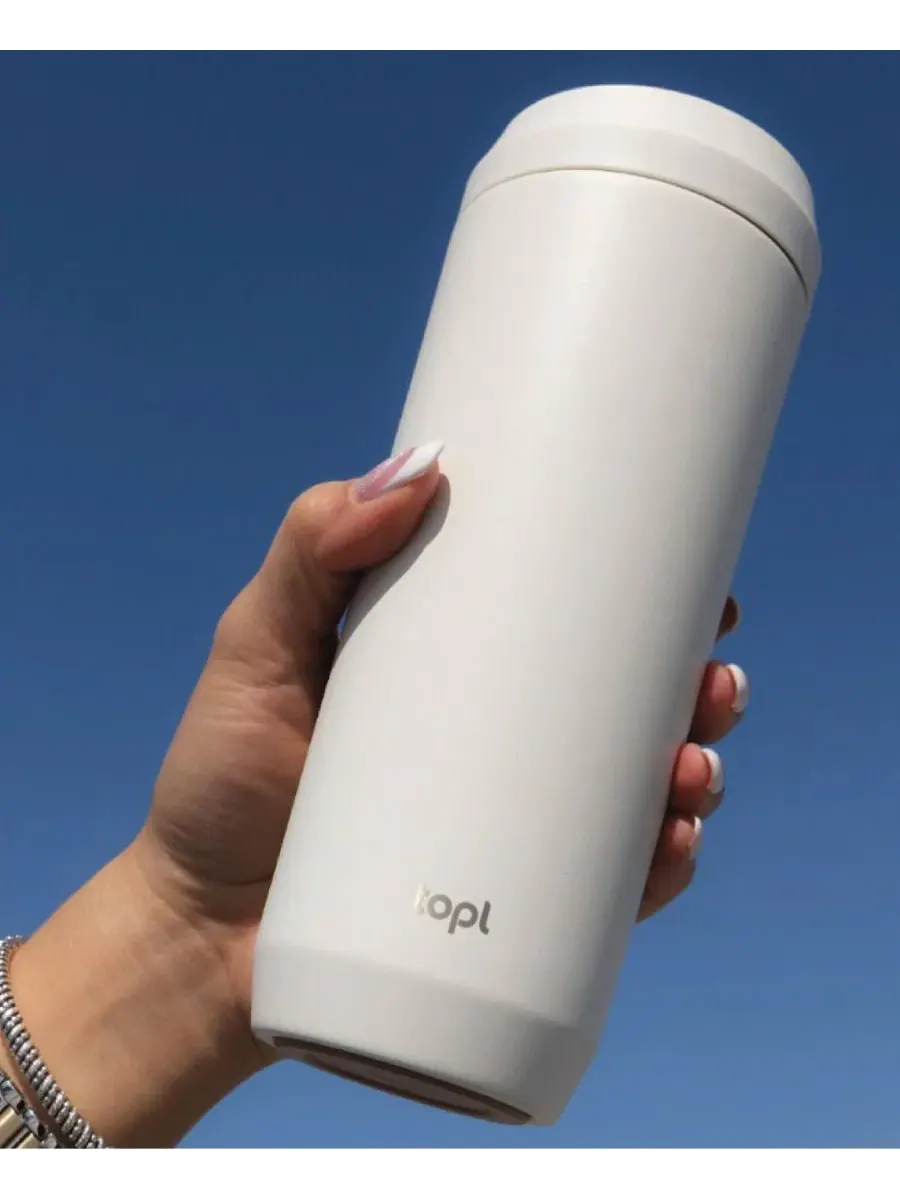 Термокружка дорожная с крышкой 360° 475 мл Topl To Go Travel Tumbler topl drinkware — изображение 3 из 3, серебристый