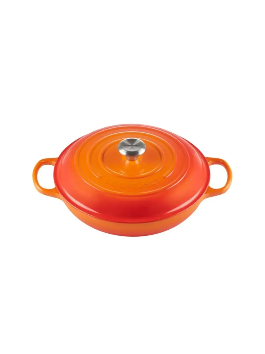 Сотейник чугунный Le Creuset, 3,5 л, 30 см — изображение 1 из 5, пламя