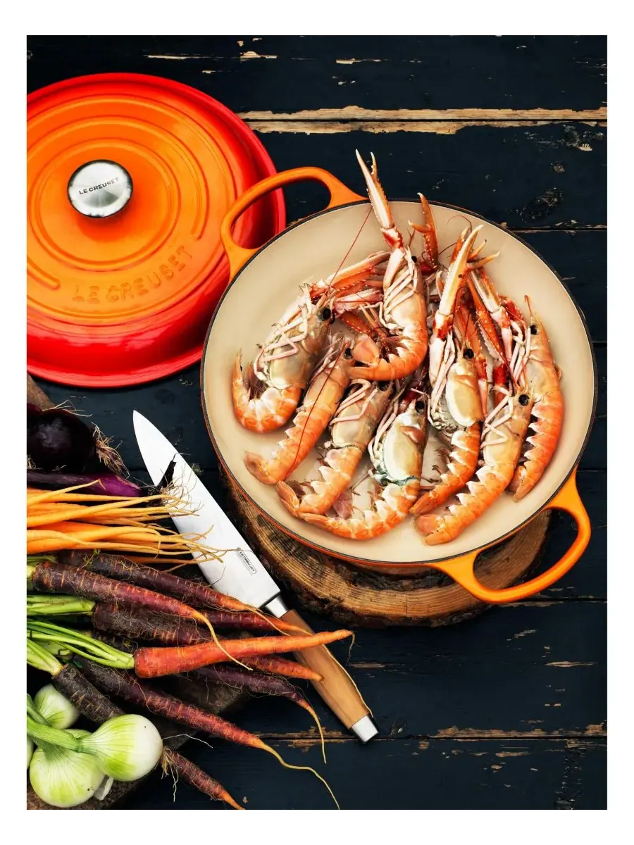 Сотейник чугунный Le Creuset, 3,5 л, 30 см — изображение 5 из 5, пламя