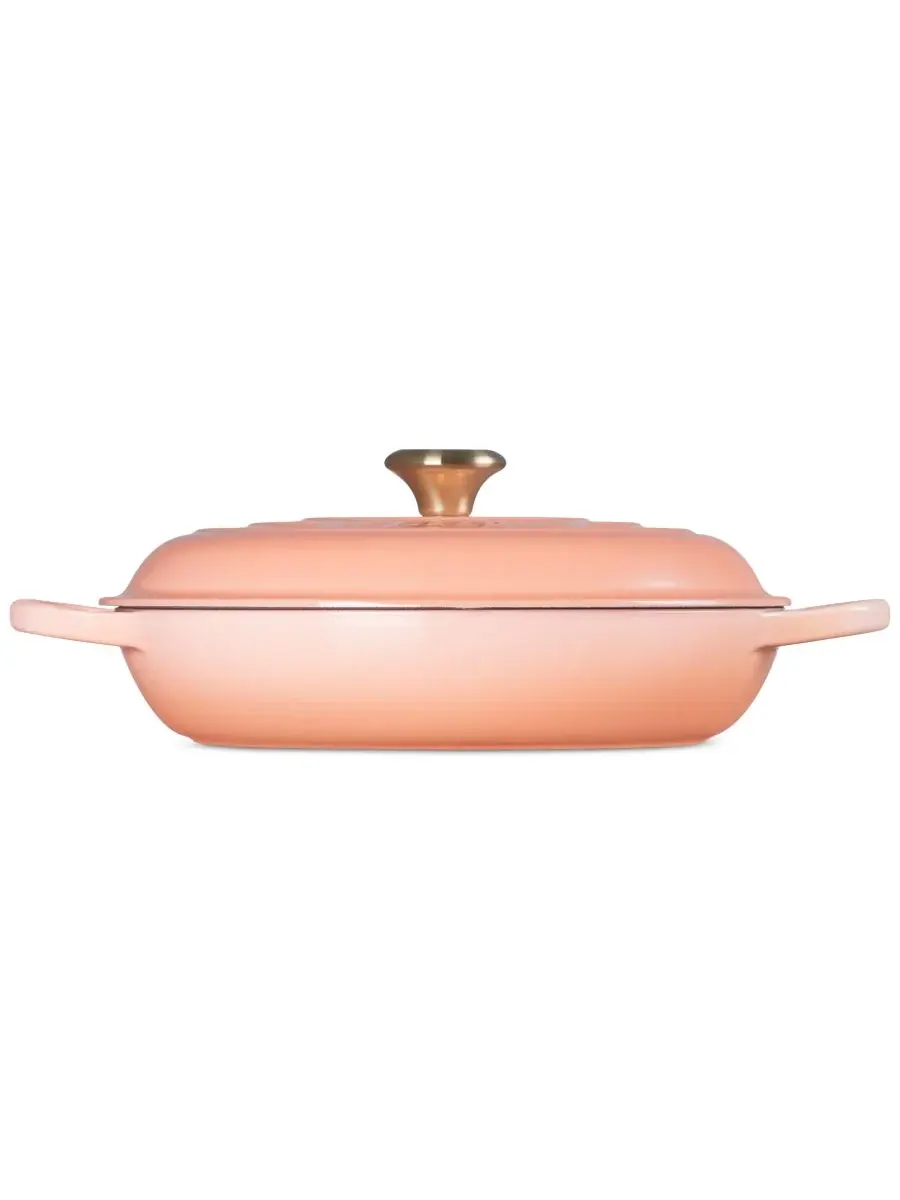 Сотейник чугунный Le Creuset, 3,5 л, 30 см, персиковый — изображение 3 из 5, розовый