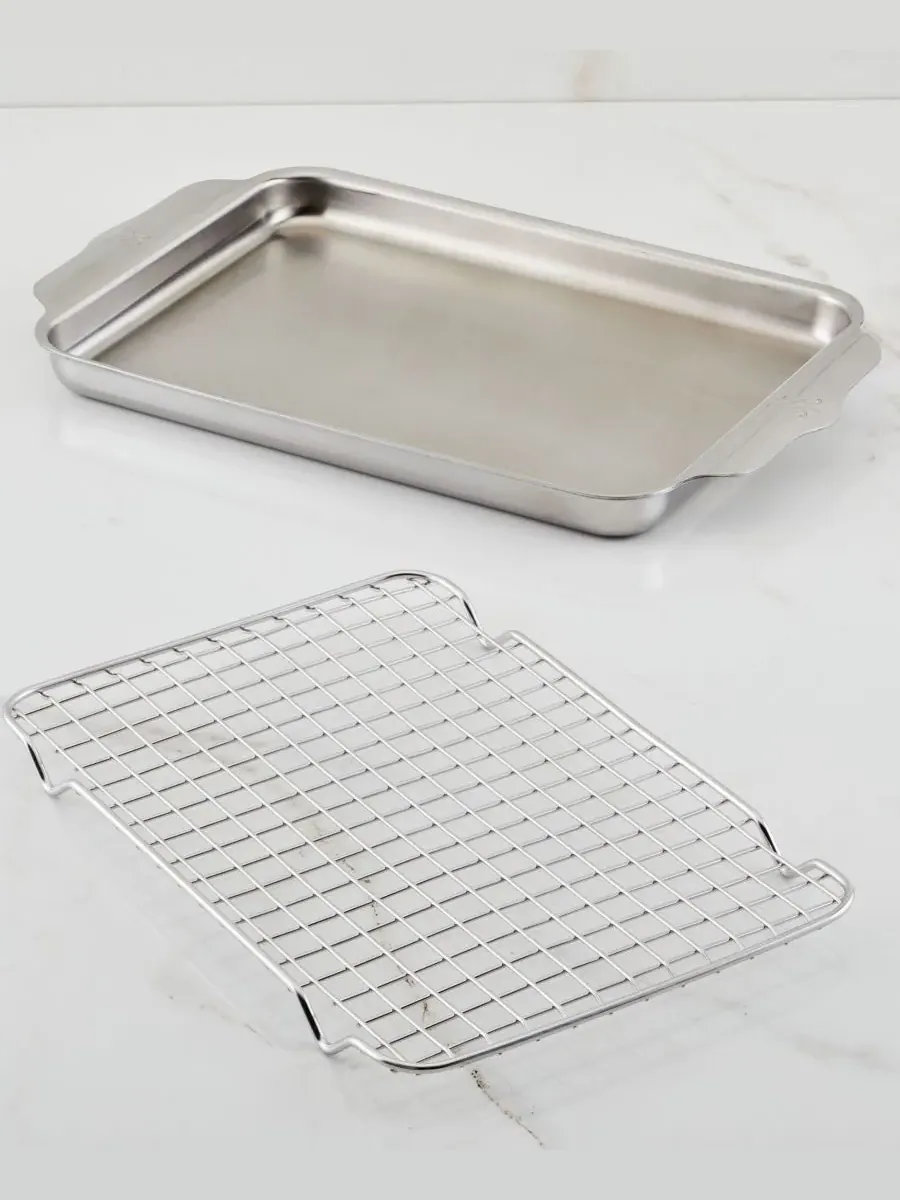 Подставка для охлаждения противня из нержавеющей стали Provisions Oven Bond Hestan, нержавеющая — изображение 3 из 3