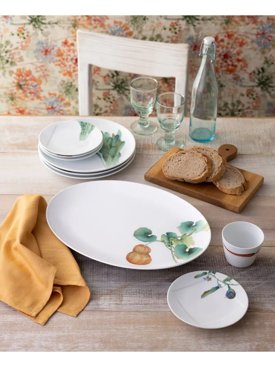 Овальное блюдо Кека Сюнсай, 14,50 дюймов Noritake — изображение 3 из 6, мульти