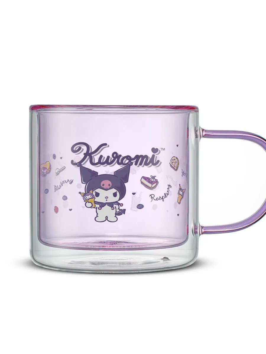 Кружка для кофе Sanrio Kuromi с двойными стенками JoyJolt — мульти