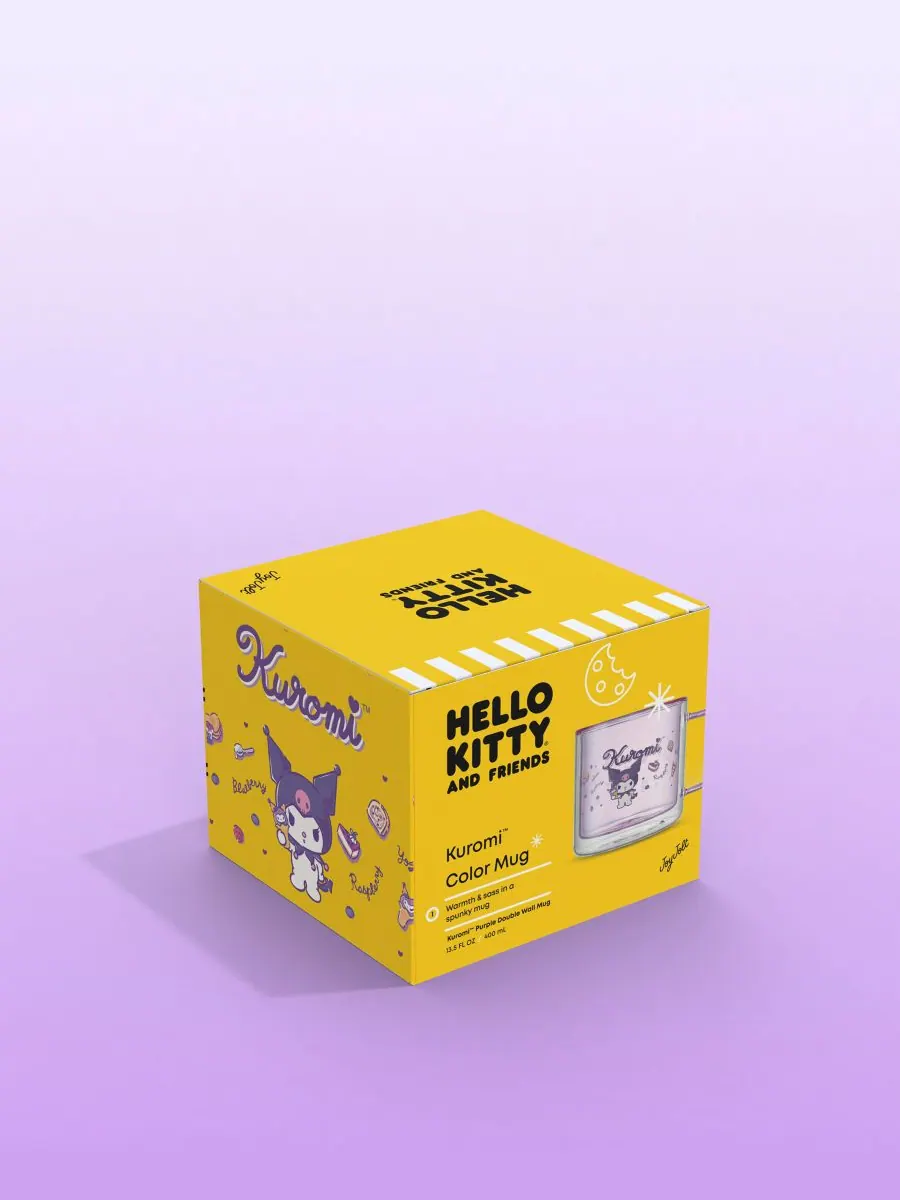 Кружка для кофе Sanrio Kuromi с двойными стенками JoyJolt — изображение 3 из 9, мульти