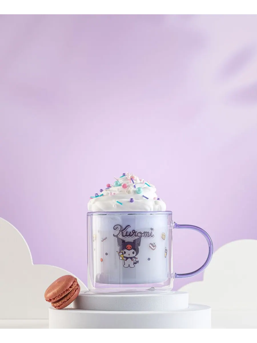 Кружка для кофе Sanrio Kuromi с двойными стенками JoyJolt — изображение 5 из 9, мульти