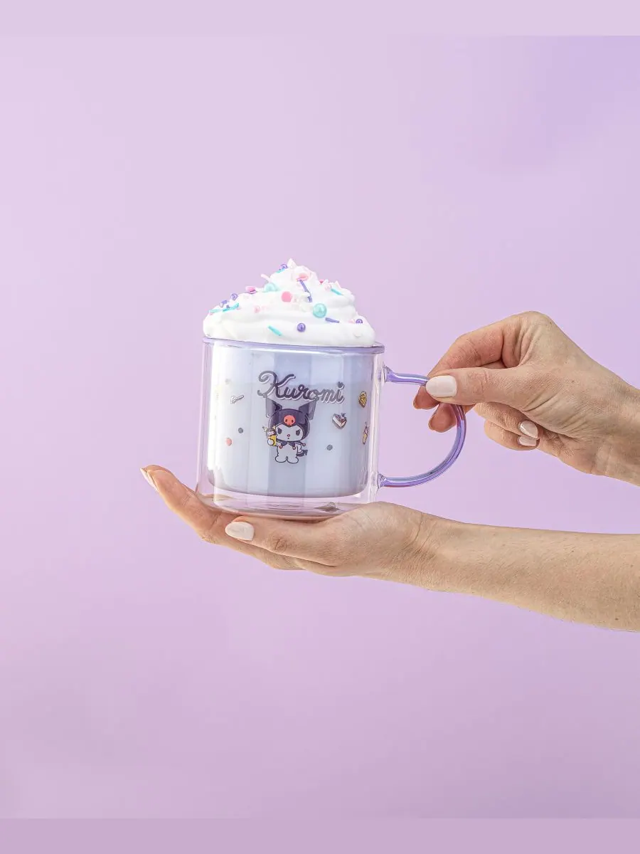 Кружка для кофе Sanrio Kuromi с двойными стенками JoyJolt — изображение 7 из 9, мульти