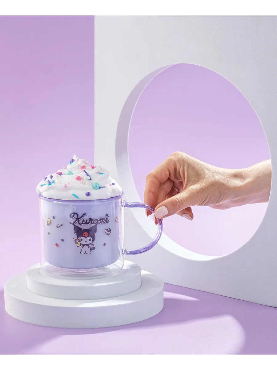 Кружка для кофе Sanrio Kuromi с двойными стенками JoyJolt — изображение 9 из 9, мульти