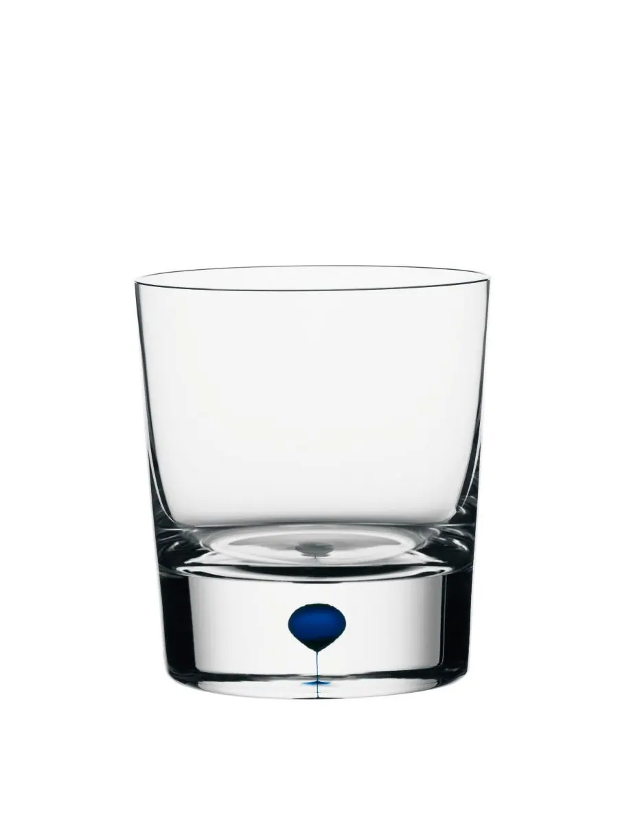Бокал для виски Intermezzo Blue Old Fashioned Orrefors — прозрачный