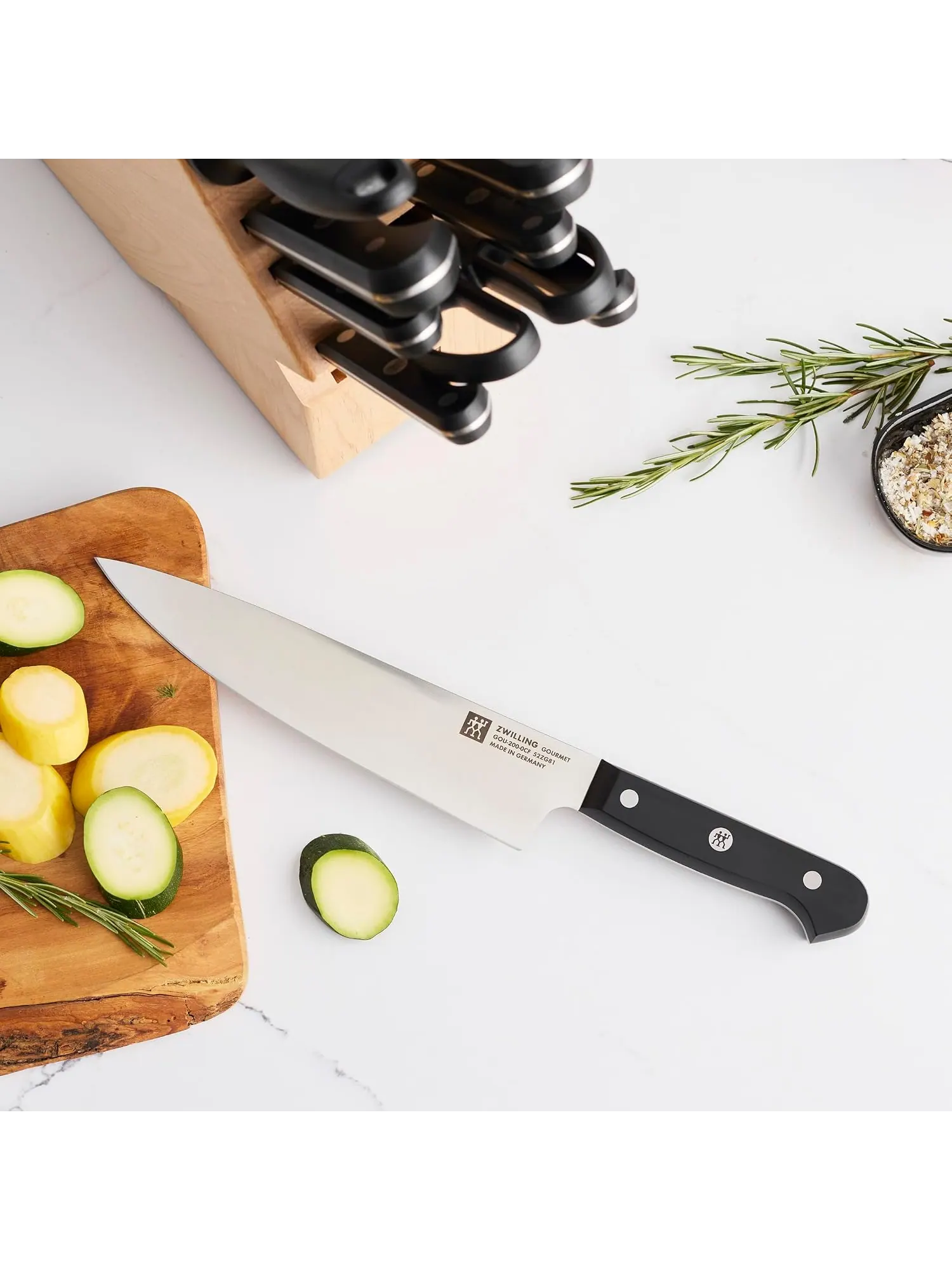 Набор кухонных ножей в блоке ZWILLING Gourmet, 10 предметов — изображение 7 из 8, нет цвета