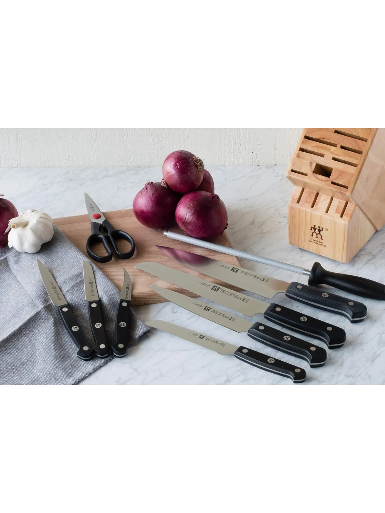 Набор кухонных ножей в блоке ZWILLING Gourmet, 10 предметов — изображение 8 из 8, нет цвета