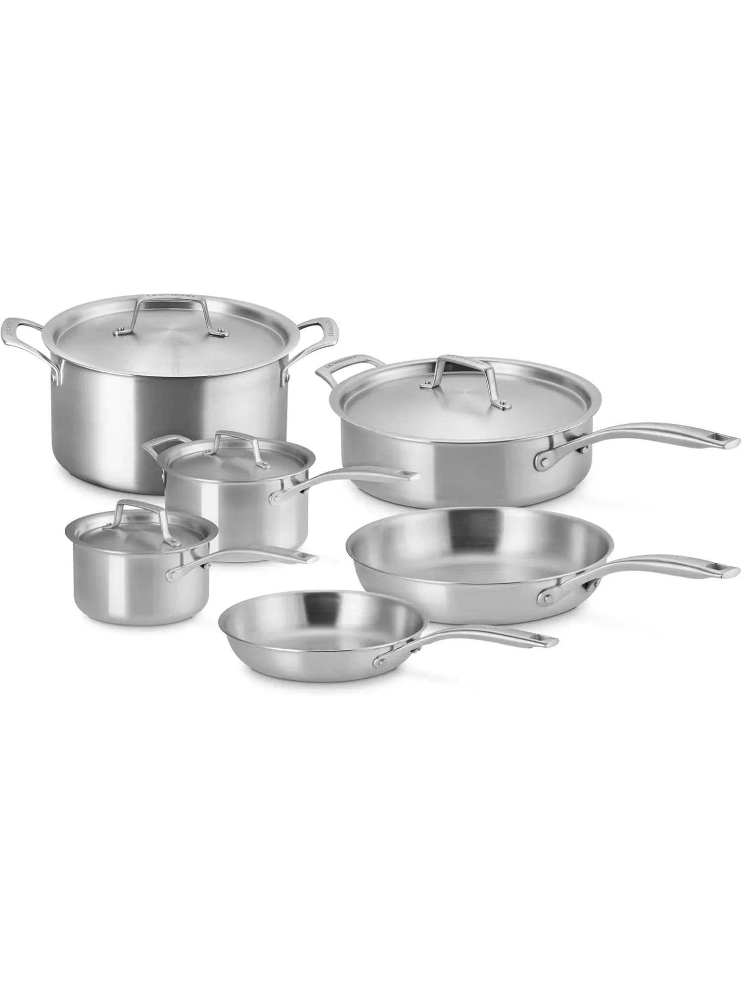 Набор посуды Le Creuset Tri-Ply Stainless Steel, 10 предметов