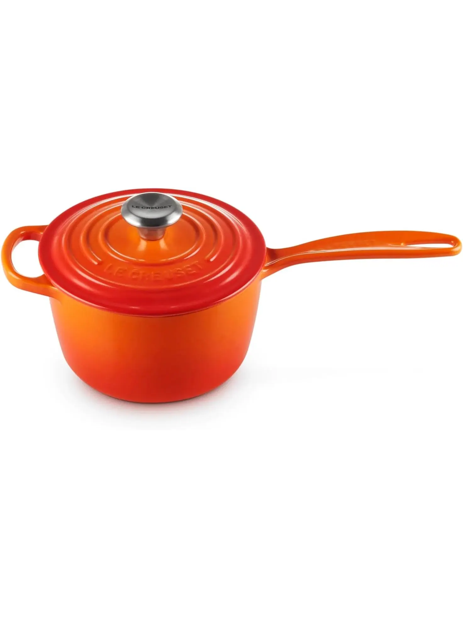 Набор чугунной эмалированной посуды Le Creuset Signature, 9 предметов — изображение 11 из 19, оранжевый