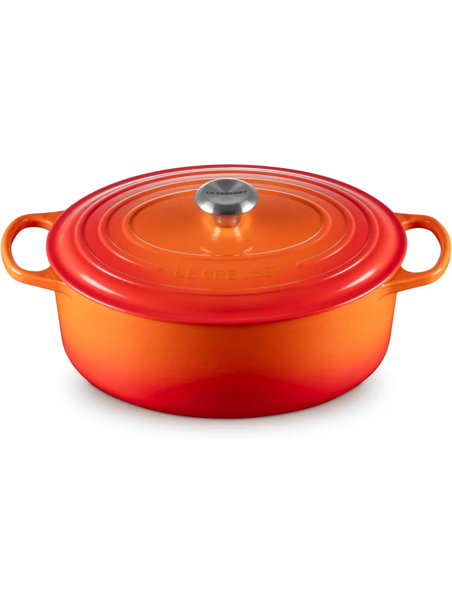 Набор чугунной эмалированной посуды Le Creuset Signature, 9 предметов — изображение 5 из 19, оранжевый