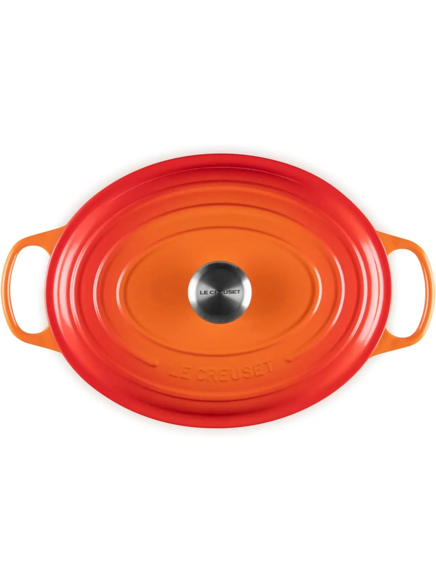 Набор чугунной эмалированной посуды Le Creuset Signature, 9 предметов — изображение 6 из 19, оранжевый