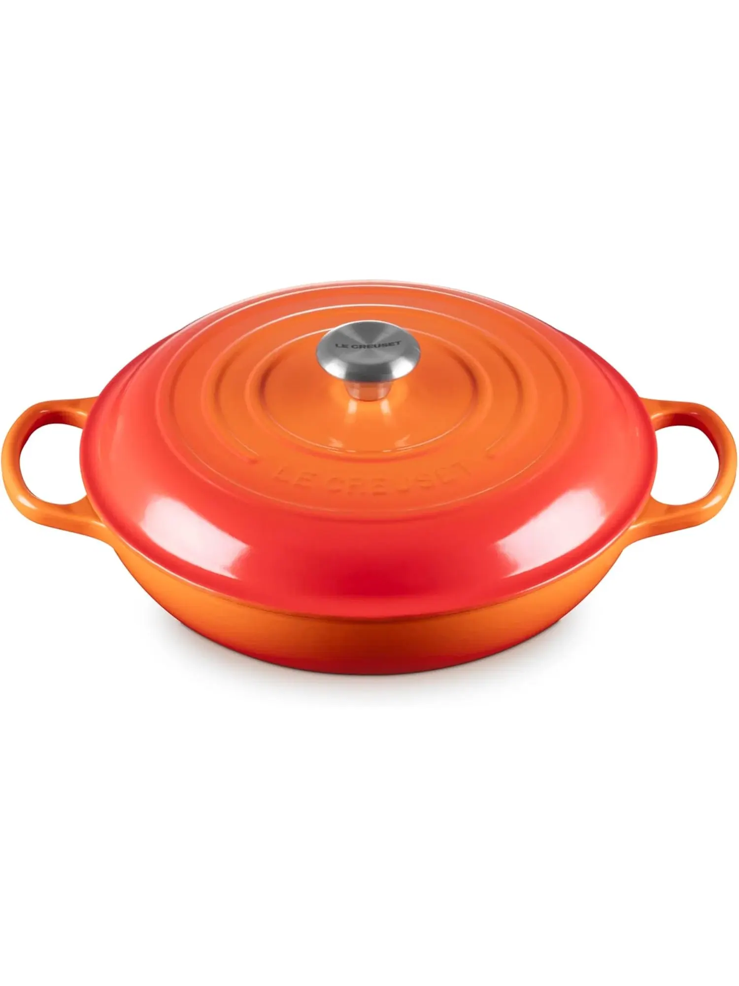 Набор чугунной эмалированной посуды Le Creuset Signature, 9 предметов — изображение 8 из 19, оранжевый