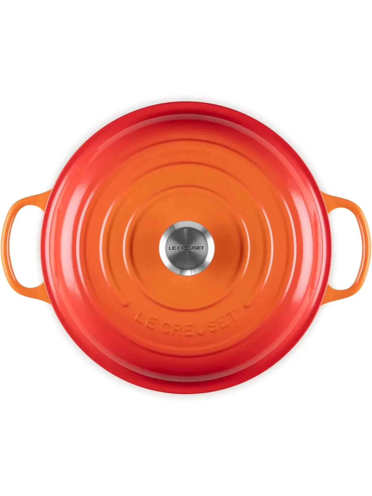 Набор чугунной эмалированной посуды Le Creuset Signature, 9 предметов — изображение 9 из 19, оранжевый