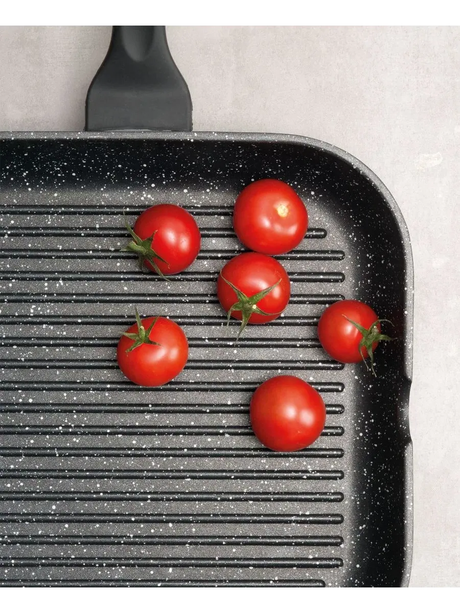Сковорода-гриль GRANITE из литого алюминия, 28 см Cuisine::Pro — изображение 2 из 6, черный