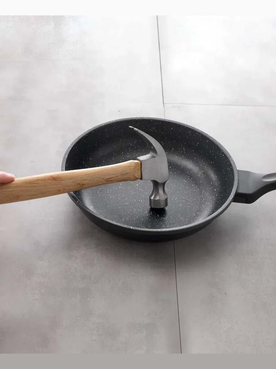 Сковорода-гриль GRANITE из литого алюминия, 28 см Cuisine::Pro — изображение 3 из 6, черный