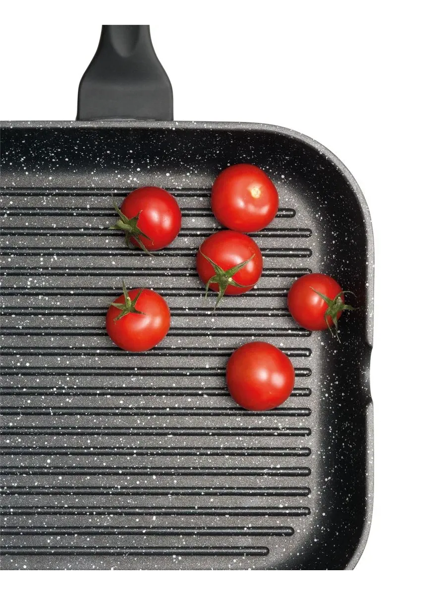 Сковорода-гриль GRANITE из литого алюминия, 28 см Cuisine::Pro — изображение 6 из 6, черный