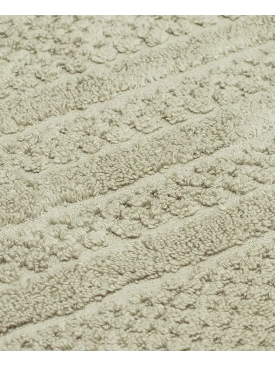 Набор полотенец для рук Cotton Textured, 6 шт Linery & Co — изображение 2 из 6, зеленый