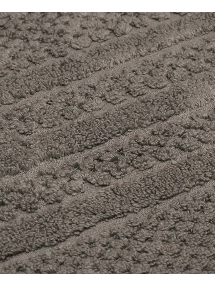 Комплект полотенец для рук с узором в клетку, 6 шт, 40x71 см, Cotton Textured Linery & Co — изображение 2 из 6, серый