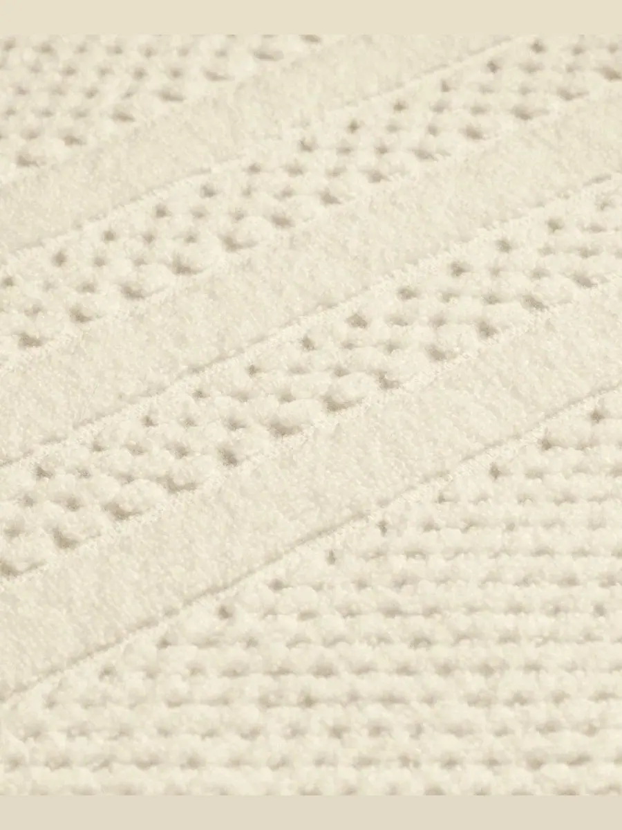 Набор полотенец для рук Cotton Textured 6pk, 6 шт. Linery & Co — изображение 2 из 6, белый