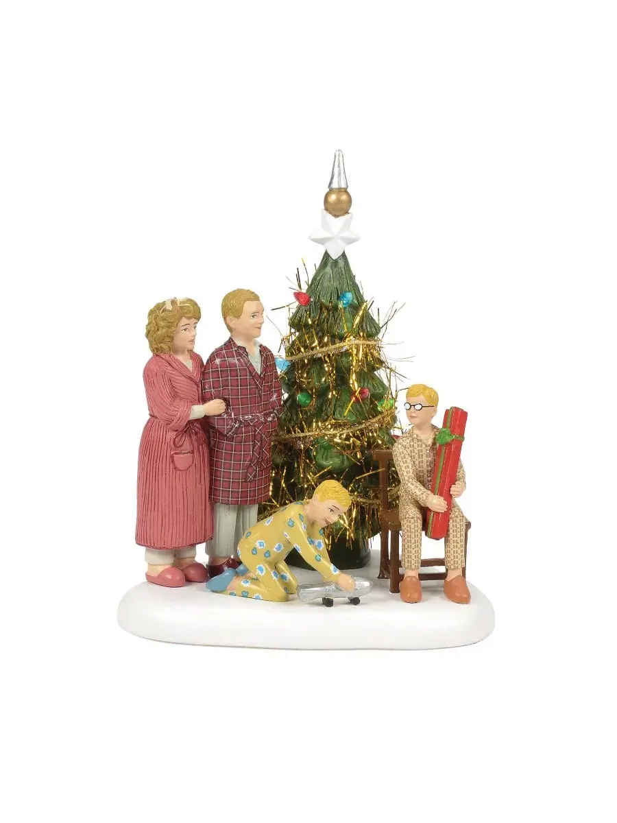 Фигурка The Family Opens Their Gifts Village Accessory Department 56 — мульти