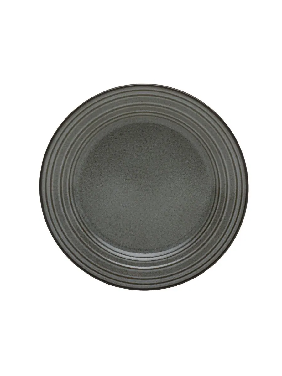 Набор посуды Swirl Graphite, 16 предметов, на 4 персоны Mikasa — изображение 3 из 6, серый