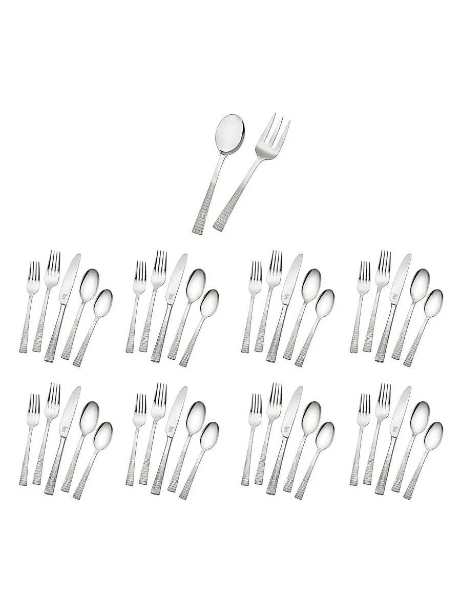 Набор столовых приборов ZWILLING Kingwood, 42 предмета — изображение 2 из 7, серебряный
