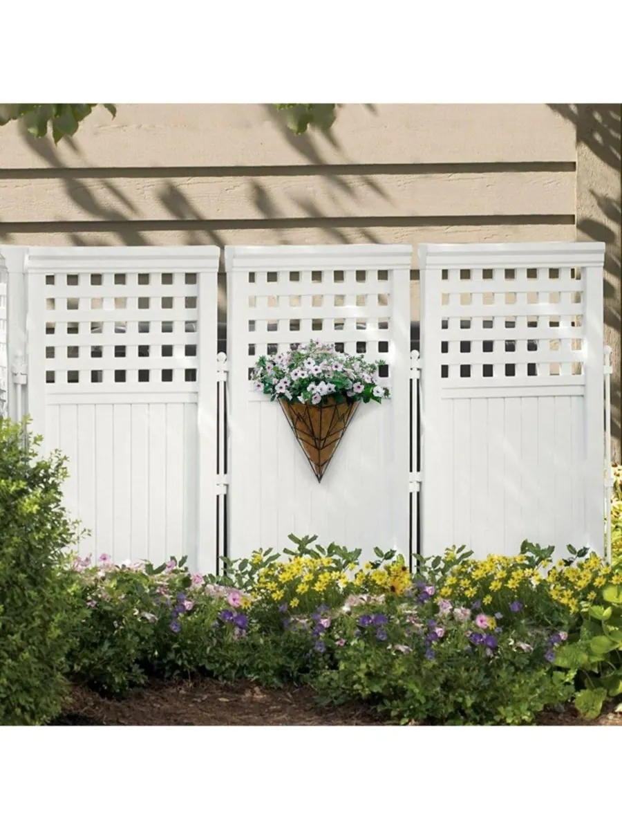 Сменный кокосовый вкладыш для треугольного кашпо Gardener Select 12 дюймов Gardener's Select — изображение 2 из 2, коричневый