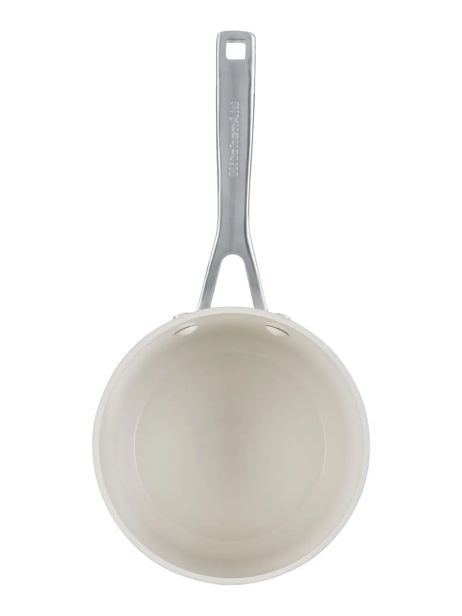 Ковш с крышкой KitchenAid Hard-Anodized Ceramic Induction, 1,9 л, Синяя агава — изображение 6 из 8, синий